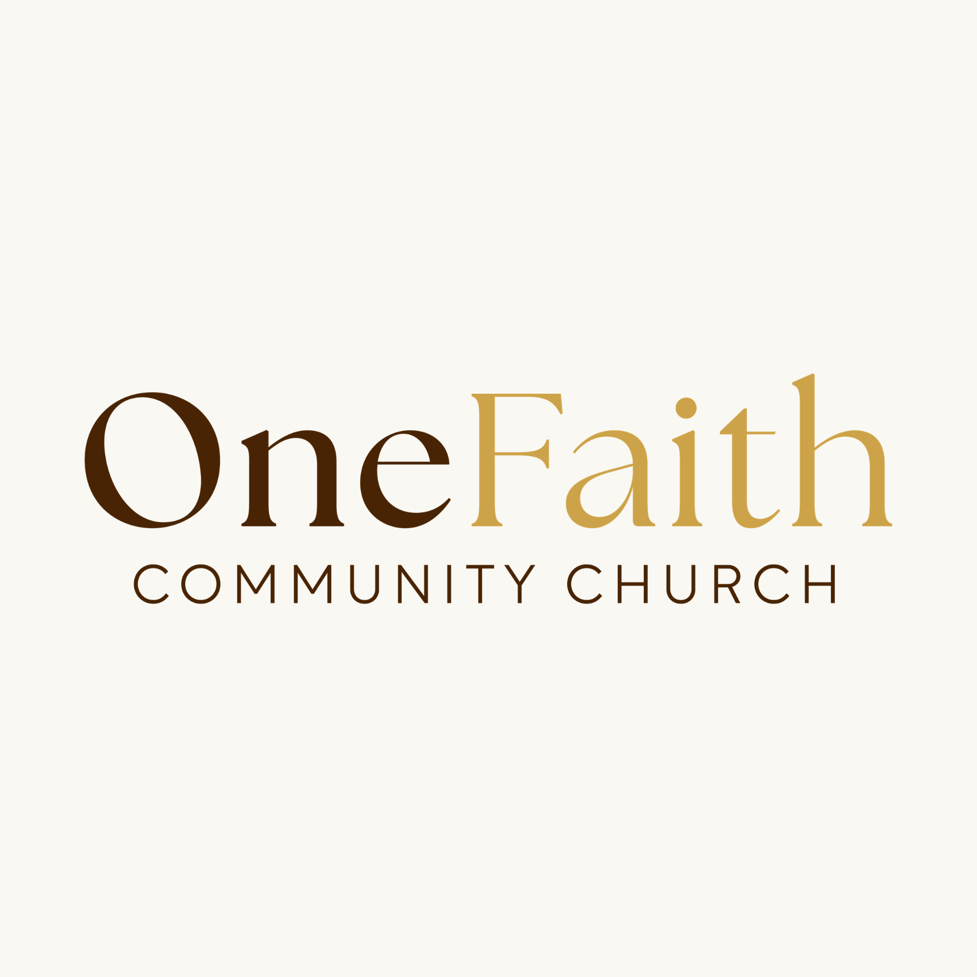 OneFaith visual identity design
